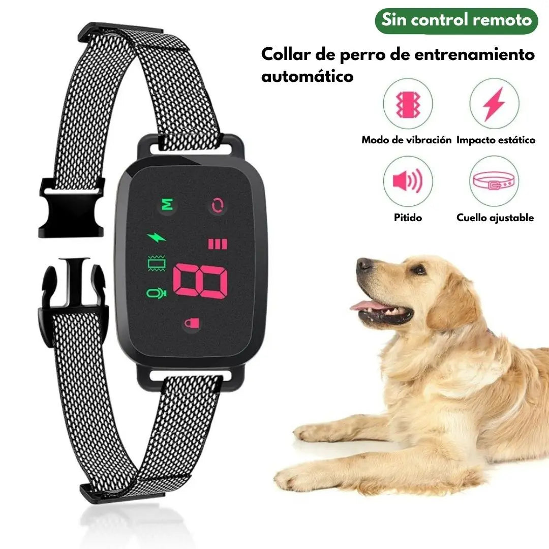 Collar de Adiestramiento Inteligente Anti Ladridos Resistente al Agua