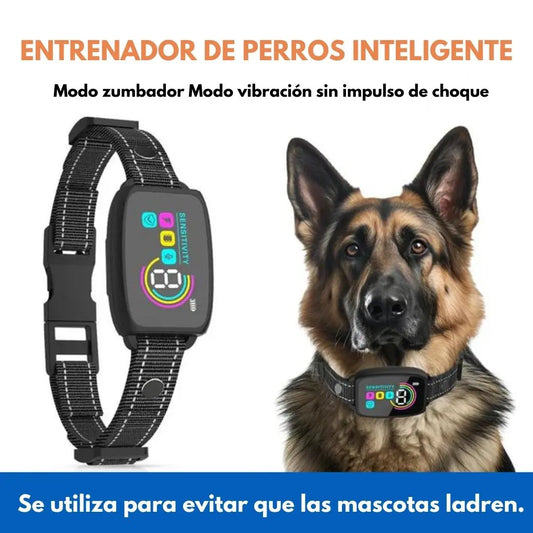 Collar de Adiestramiento Inteligente Anti Ladridos Resistente al Agua