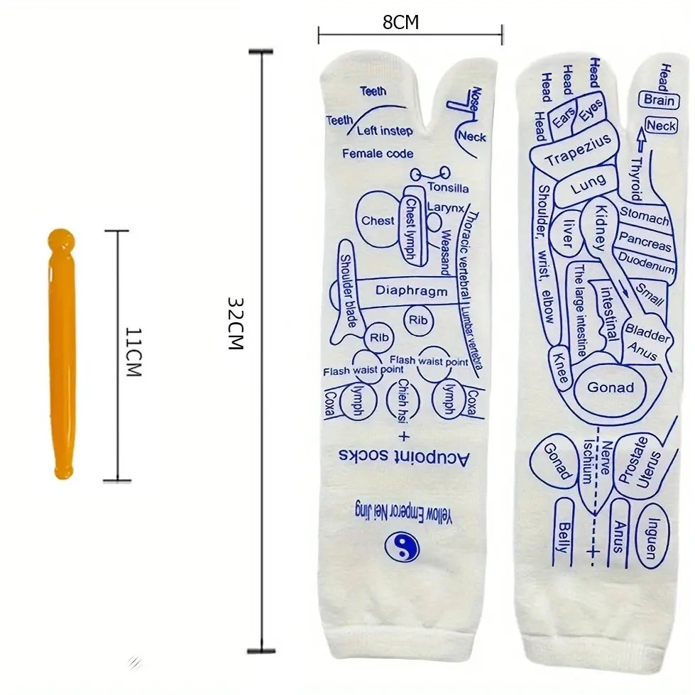 CALCETINES REFLEXOLOGIA 1 PAR ACUPRESIÓN